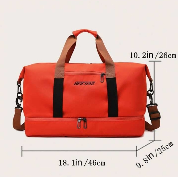 NEW Orange Duffle Bag - Picture 5 of 7